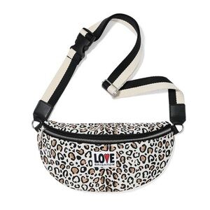 BRIGHTON || Wild Cat “Love” Belt Bag in Leopard Print ▪️NEW/SEALED▪️
